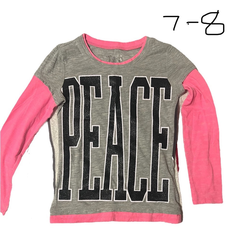 Peace Long Sleeve Tee Shirt